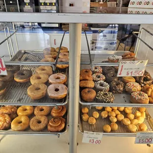 a variety of donuts