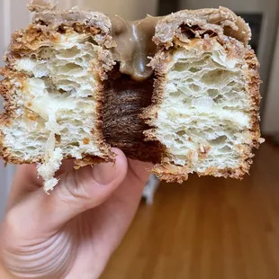 Layers of the cronut!