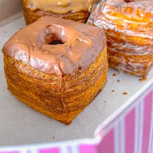 1 of each cronut. Filled with whip.