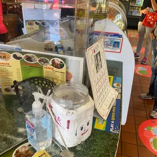 a display in a store