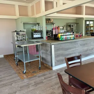 Newly-remodeled interior