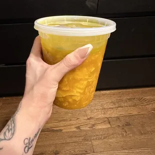 Large egg drop soup