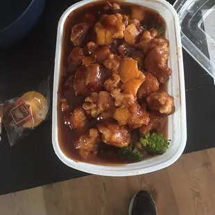 Orange chicken