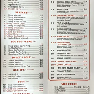 menu, sushi and sashimi