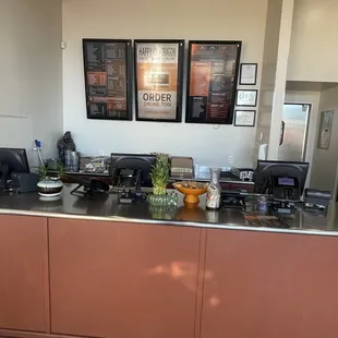 Where you order before you sit down.