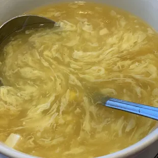 Large Egg Flower Soup