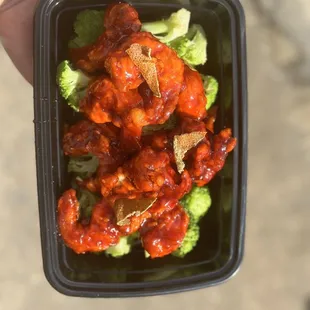 Orange shrimp