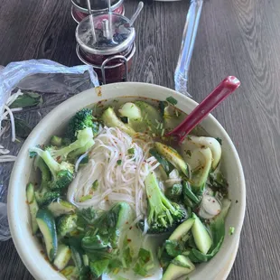 Vegetable Noodle Pho