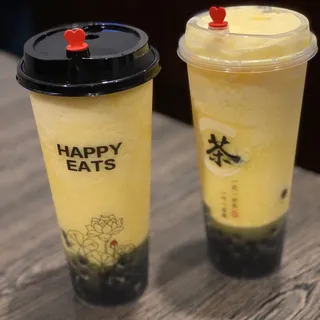 Mango Boba Milk Tea