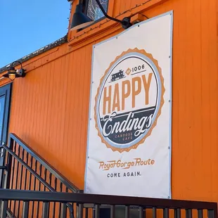 Welcome to the Happy Endings Caboose Cafe!