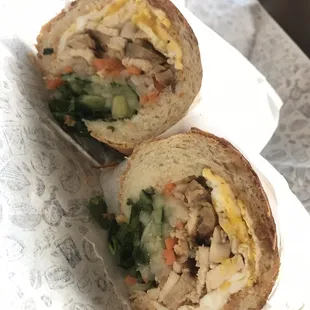 Chicken banh mi