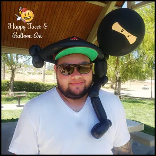 Balloon Ninja Hat.