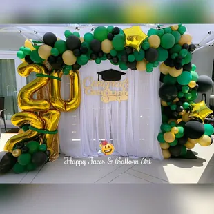 Graduation Balloon Backdrop