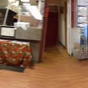 a view of the dining room