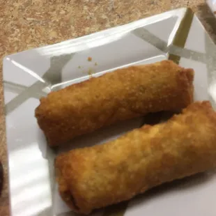 Piping hot and bursting with flavor!  Egg rolls at their finest!