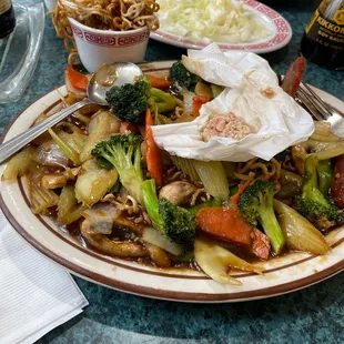 Dried noodles and undercooked