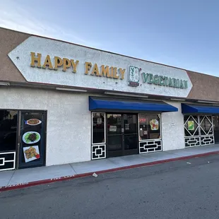 the front of the restaurant