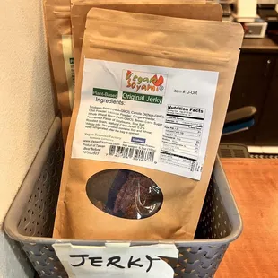 Plant based jerky $8