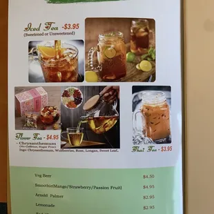 Last page of new menu