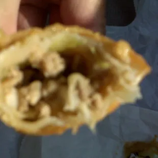 cross section of an eggroll