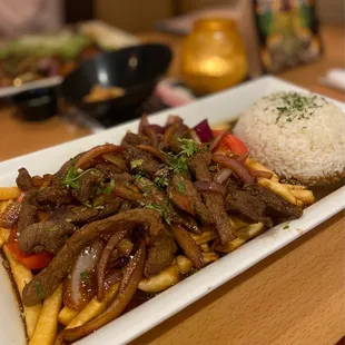 Lomo Saltado | Happy Fish | Tampa FL| April 23, 2021