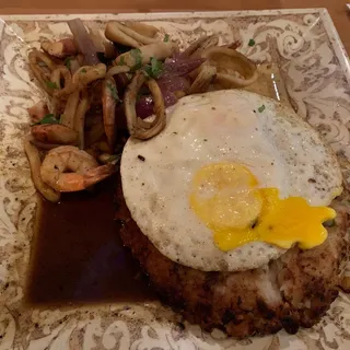 Tacu Tacu con Mariscos