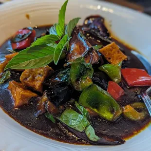 Eggplant and Tofu