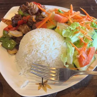 Rock N Roll Beef Lunch Plate