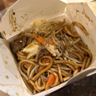 Beef chow mein