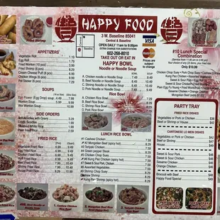 Update menu for 2024