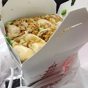 Look at those chicken chunks