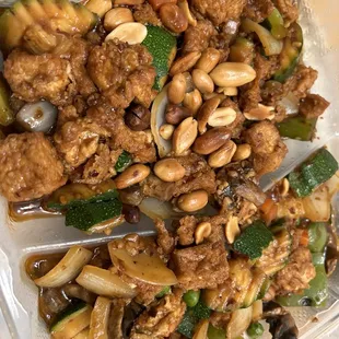 King pao Vegetables with Tofu