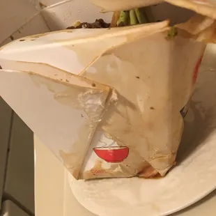 The box was so drenched it wouldnt even close