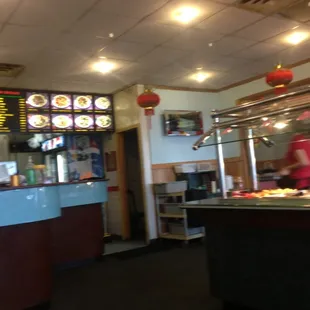 the inside of the restaurant