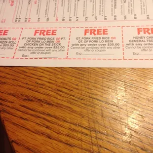 two coups on a wooden table