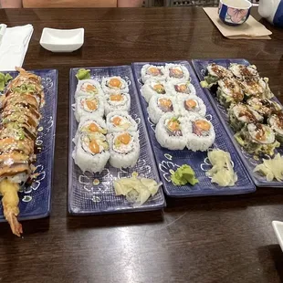 I won't tell you, because it would ruin the fun to try new things.  Rated from left to right, 3rd , 2nd , 4th, 1st .