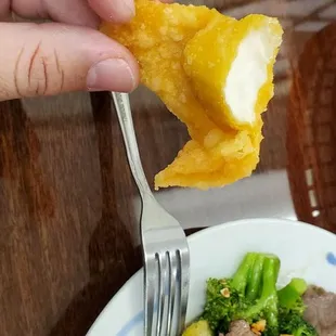 Cream cheese wontons