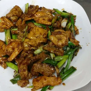 Pork shrimp chicken w.scallion
