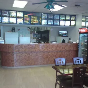 Counter and Dining Area