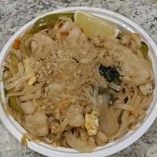 Pad Thai with Chicken