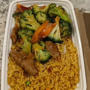 Beef and Broccoli Combo