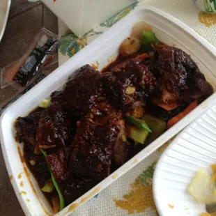 Hunan duck, delicious.