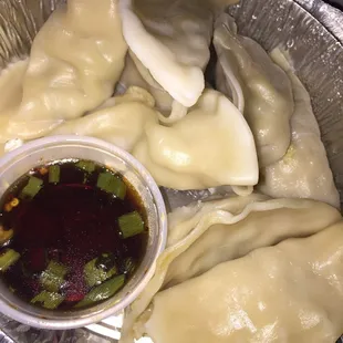Steamed dumplings! So good!