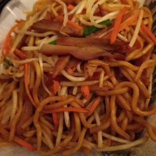 BBQ pork chow mein