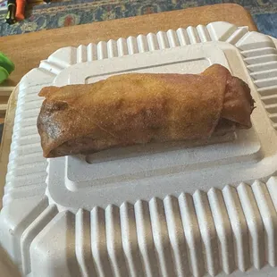 Now that's what i call an egg roll!
