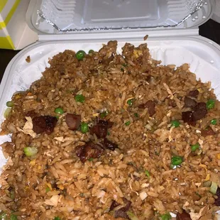 Pork fried rice