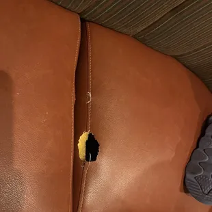 Rat hole eaten through