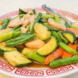 Mix Mushroom with Oyster Sauce