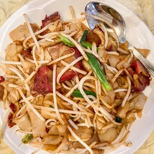 Bbq pork chow fun