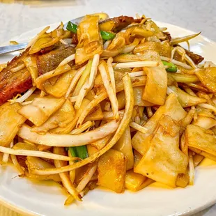 Bbq porky chow fun